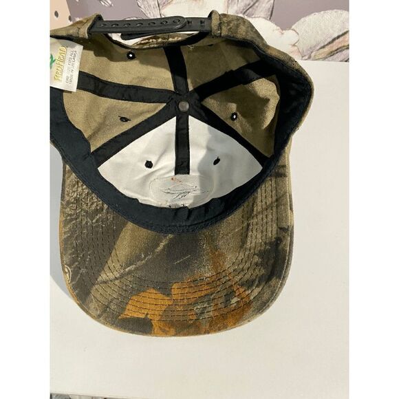 RedHead Men’s Embroidered Logo Adjustable Camo Hunting Snapback Hat Green - Picture 4 of 7